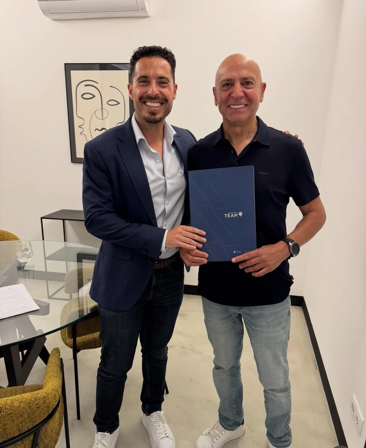 Cliente e Diogo Serrano